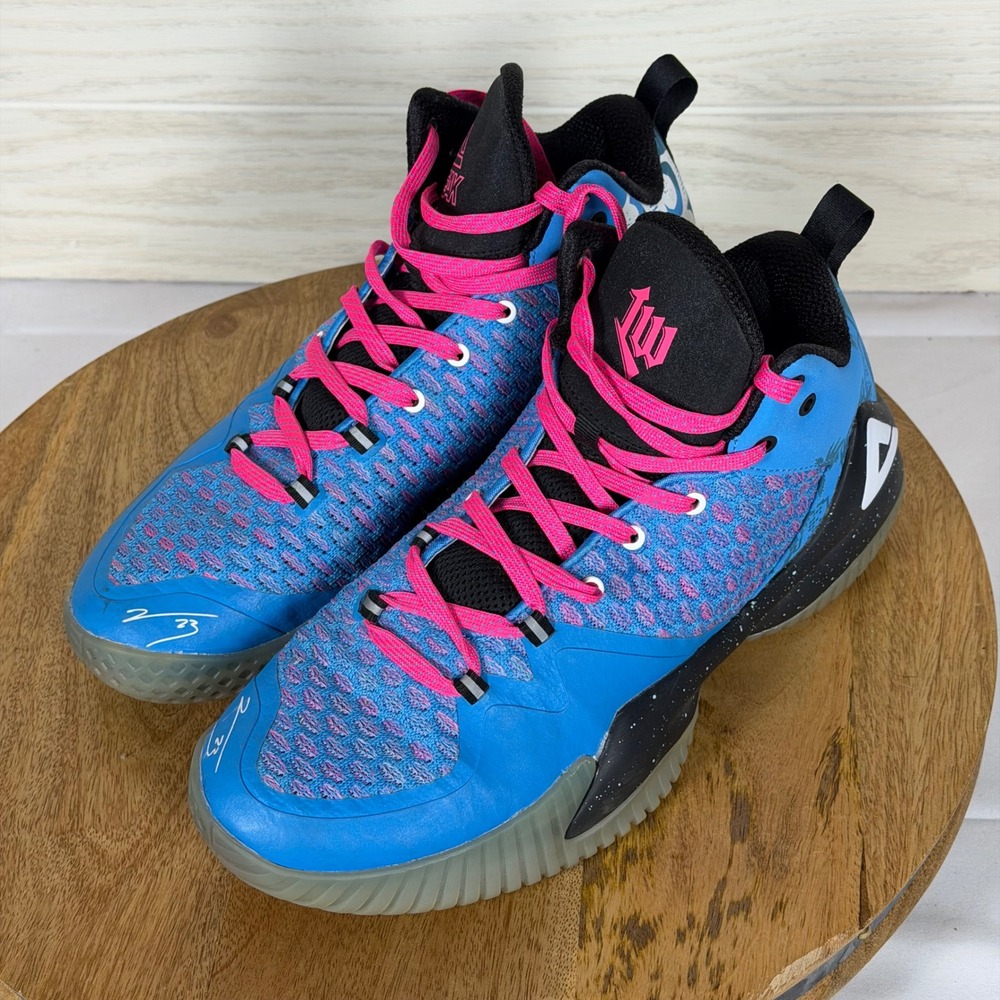 Peak Lou Williams Streetball Master Blue Pink Basketball Shoes EW02321A Mens 9